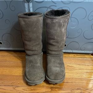 UGG brown furry boots